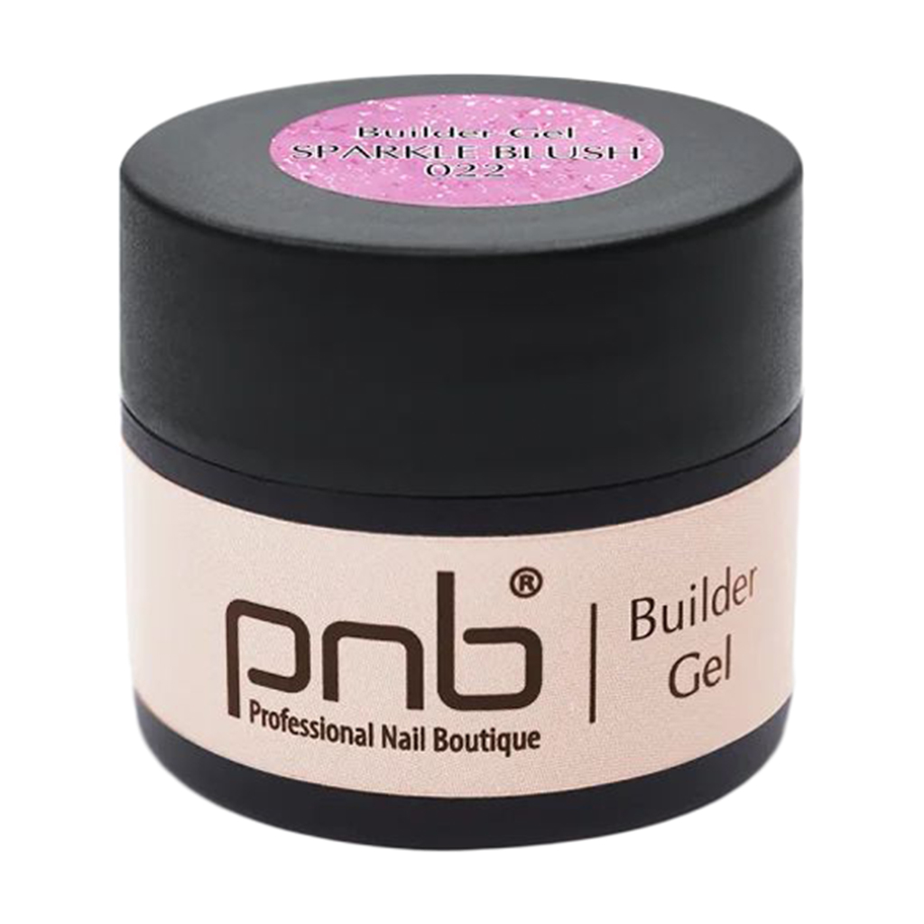 Моделювальний гель для нігтів PNB UV/LED Builder Gel, 022 Sparkle Blush, 5 мл